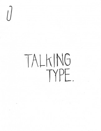 Max Nelson - "Talking Type" (Click the image to check out the piece in full)